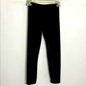 Flowers by Zoe Black Velvet Straight Legging Girls small straight stretch